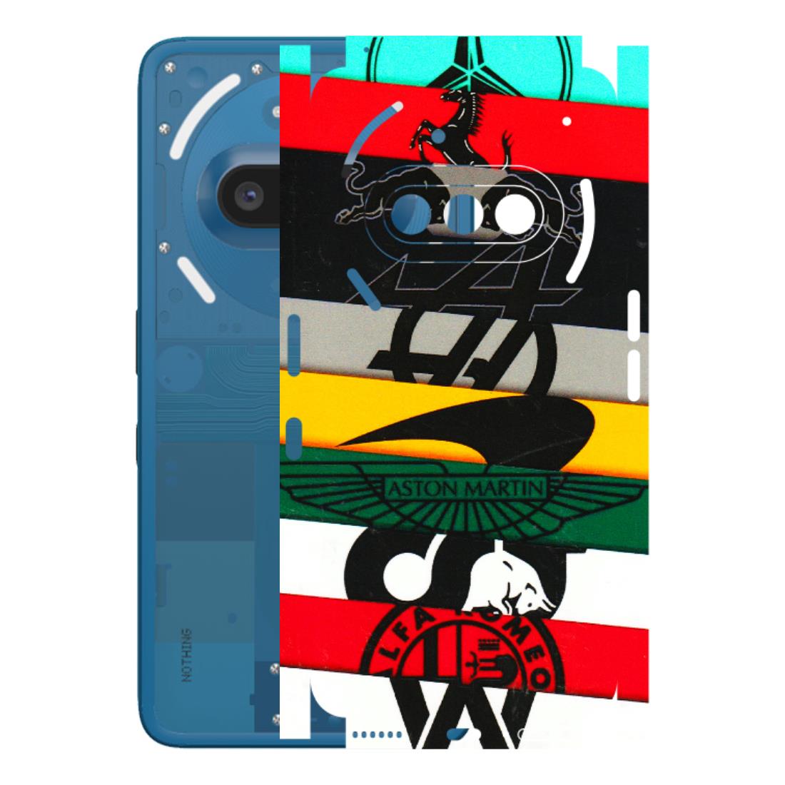 Nothing Phone Skins (All Models) - Multi Designer Brands 3D - 3D Embossed Finish (L-187) Nothing Phone 3A