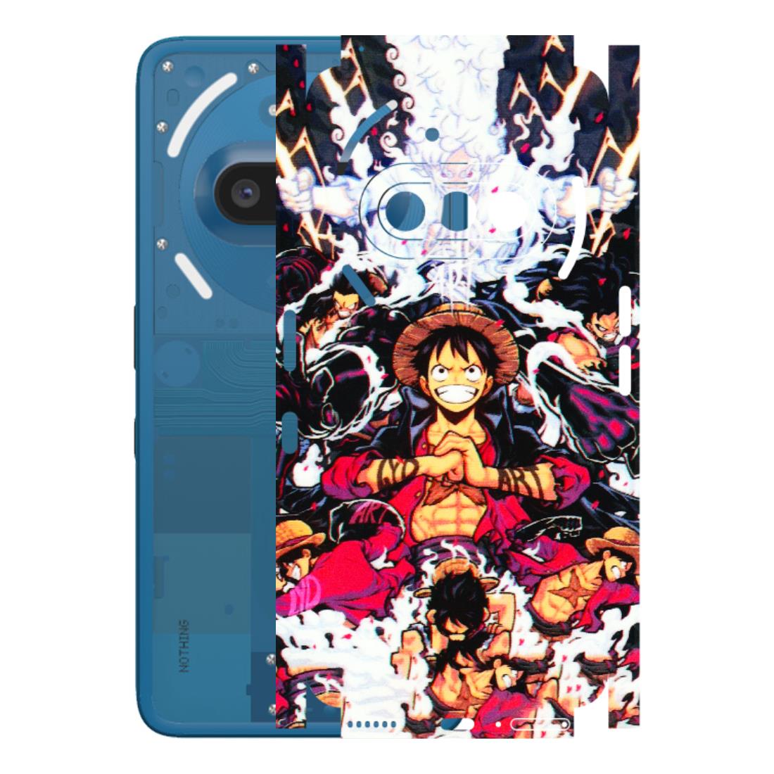 Nothing Phone Skins (All Models) - Luffy Anime Character - 3D Embossed Finish (L-203) Nothing Phone 3A