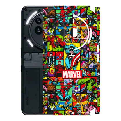 Nothing Phone Skins (All Models) - MARVELOUS Comic Characters - 3D Embossed Finish (L-129) Nothing Phone 3A Pro
