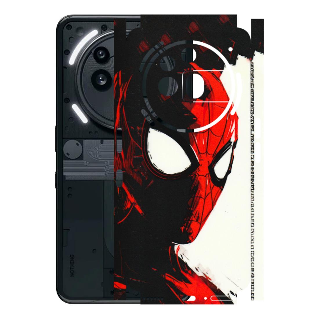 Nothing Phone Skins (All Models) - Spiderman Killer Face - 3D Embossed Finish (L-17) Nothing Phone 3A Pro