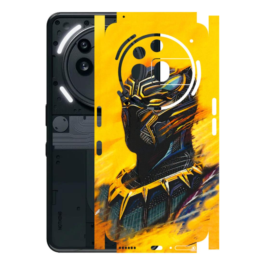 Nothing Phone Skins (All Models) - Yellow Panther - 3D Embossed Finish (L-54) Nothing Phone 3A Pro