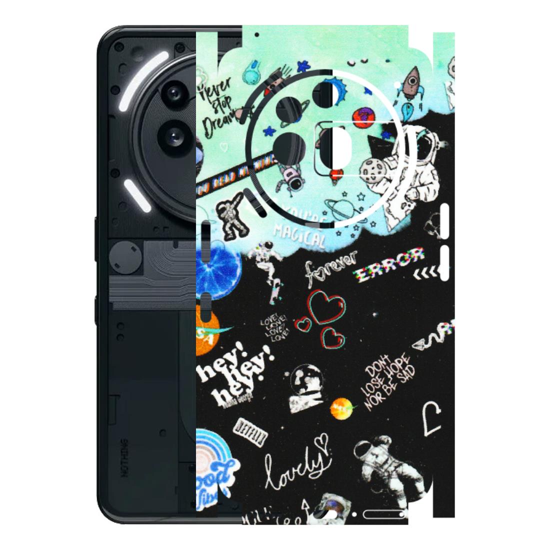 Nothing Phone Skins (All Models) - Living In A Space Dream - Matte Finish (M-46) Nothing Phone 3A Pro