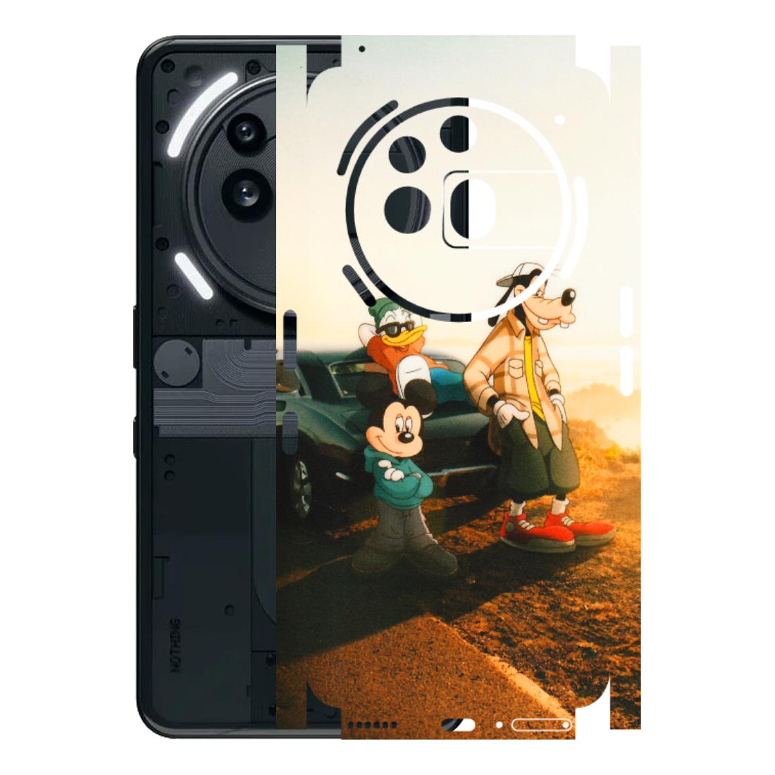 Nothing Phone Skins (All Models) - Tranzy Series Hello Mr. Goofy - Transparent Finish (T-13) Nothing Phone 3A Pro