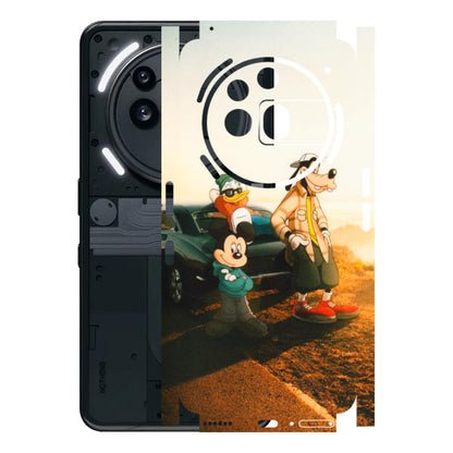 Nothing Phone Skins (All Models) - Tranzy Series Hello Mr. Goofy - Transparent Finish (T-13) Nothing Phone 3A Pro