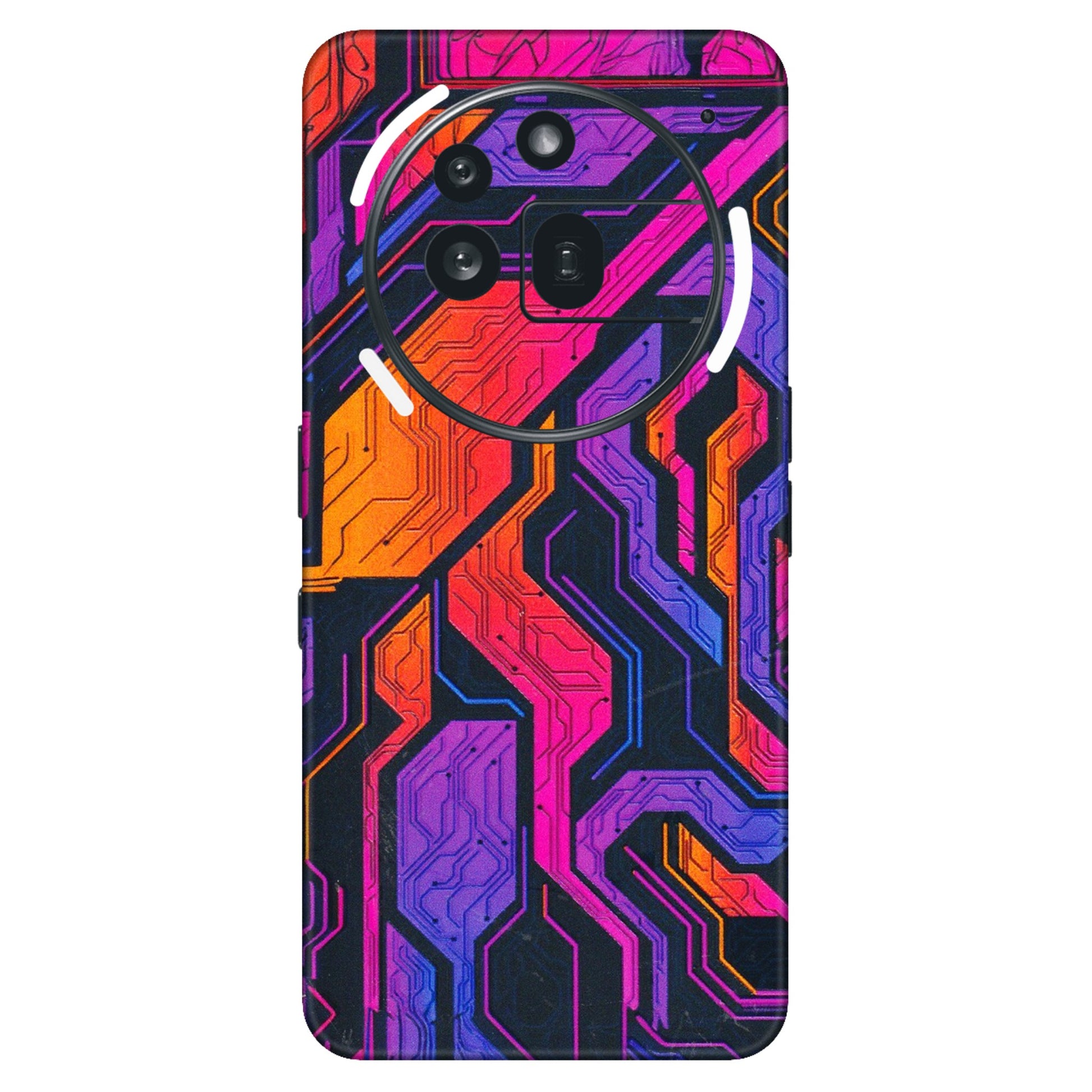 Nothing Phone Skins (All Models) - Tech Circuits Futuristic - 3D Embossed Finish (L-07) Nothing Phone 3A Pro