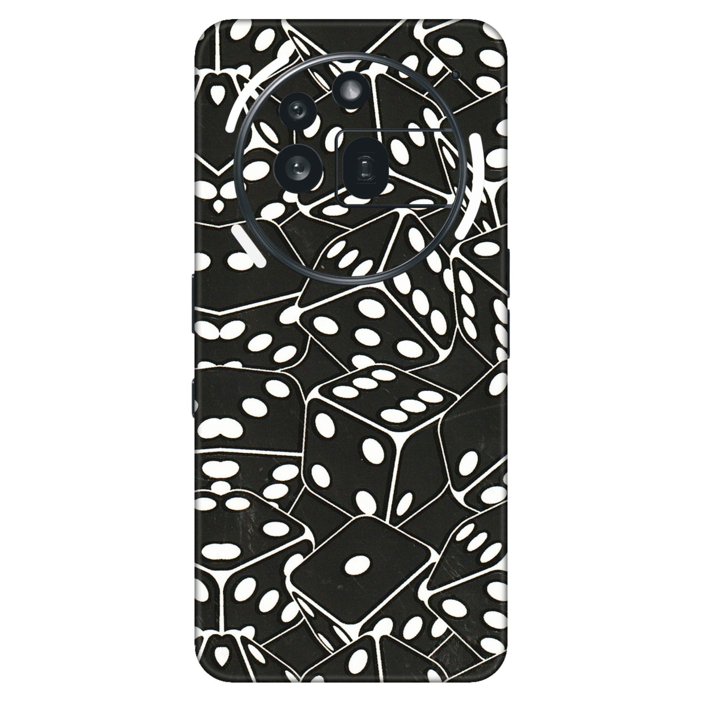 Nothing Phone Skins (All Models) - Big Black Dices - 3D Embossed Finish (L-106) Nothing Phone 3A Pro