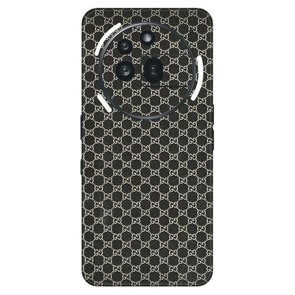 Nothing Phone Skins (All Models) - Black G Print - 3D Embossed Finish (L-109) Nothing Phone 3A Pro