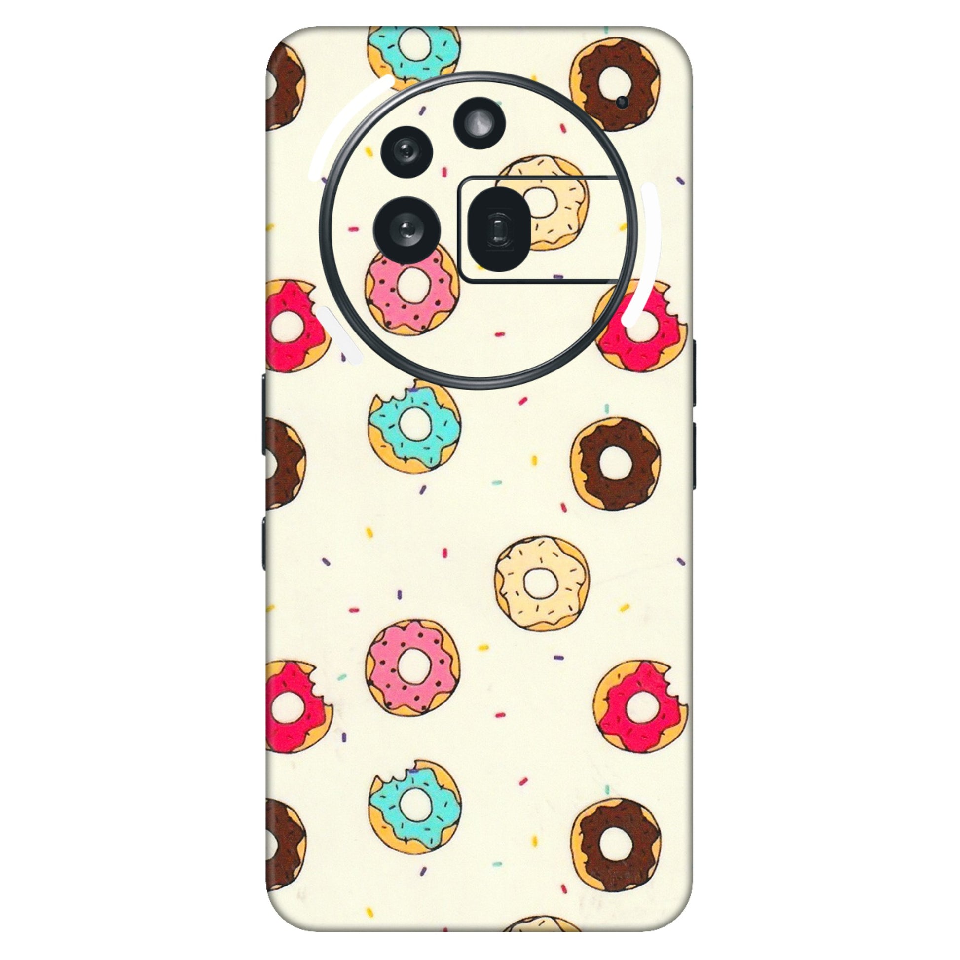 Nothing Phone Skins (All Models) - Mini Donuts Doodle Art - 3D Embossed Finish (L-122) Nothing Phone 3A Pro
