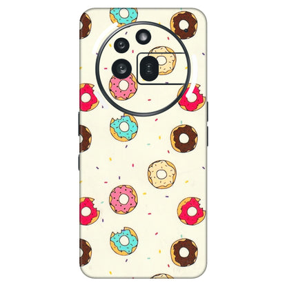 Nothing Phone Skins (All Models) - Mini Donuts Doodle Art - 3D Embossed Finish (L-122) Nothing Phone 3A Pro