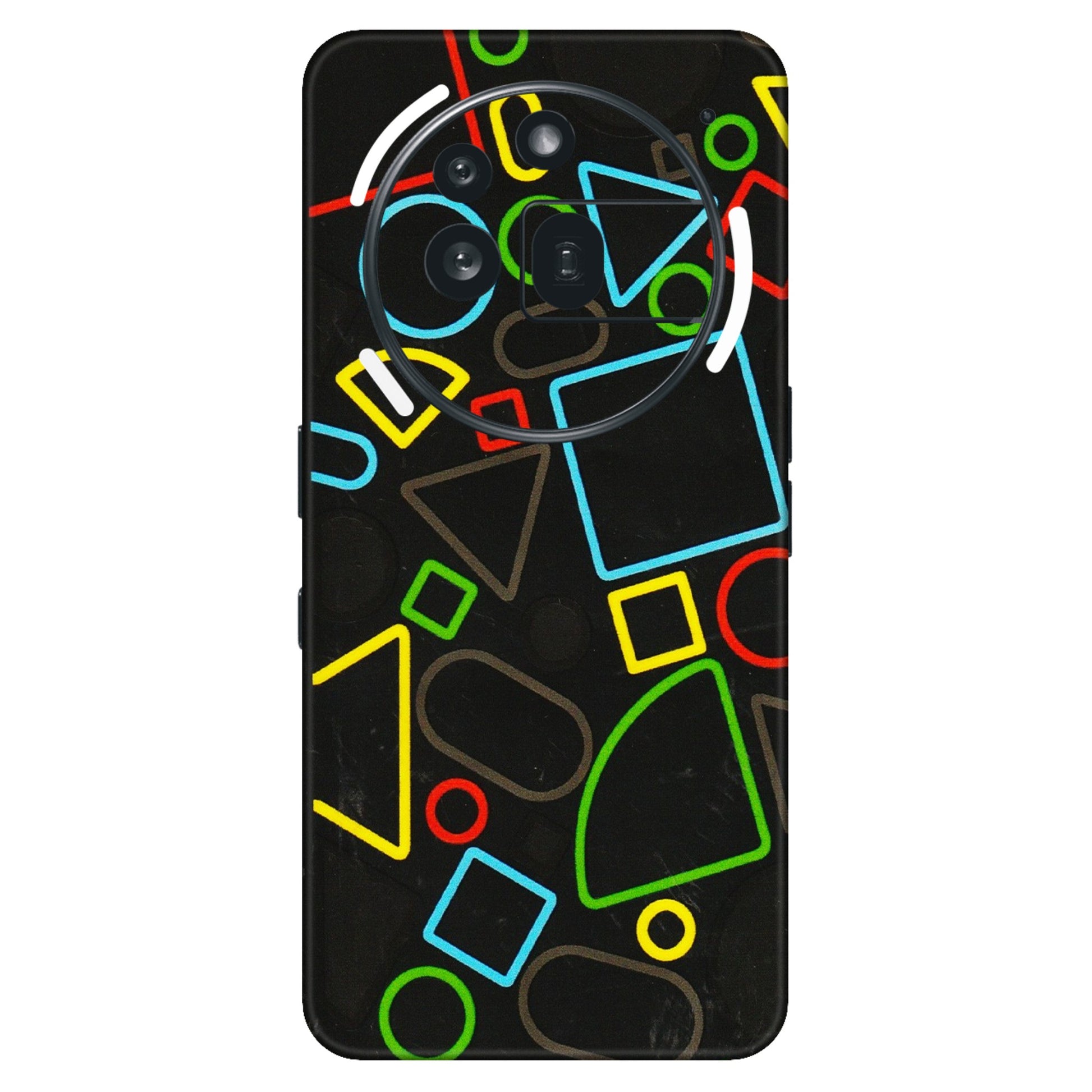 Nothing Phone Skins (All Models) - Black Shapes - 3D Embossed Finish (L-131) Nothing Phone 3A Pro