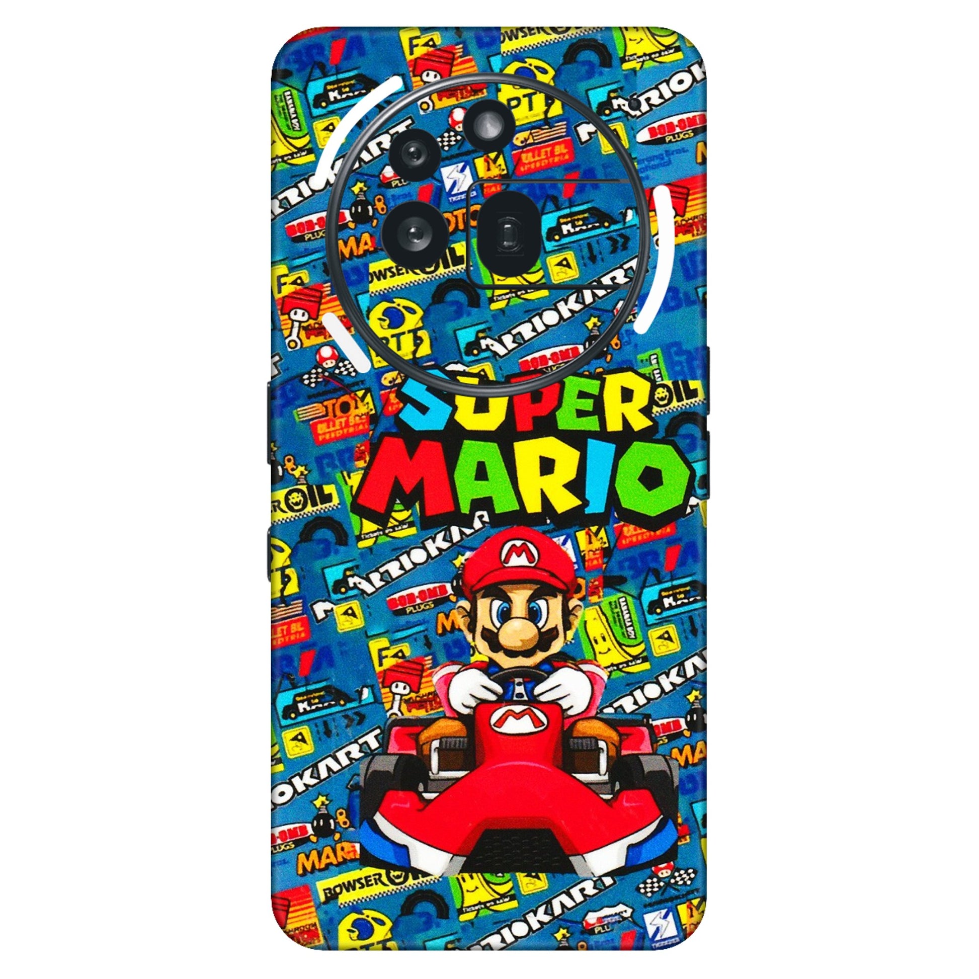 Nothing Phone Skins (All Models) - Super Mario Kart - 3D Embossed Finish (L-140) Nothing Phone 3A Pro