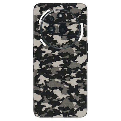 Nothing Phone Skins (All Models) - Black/Grey Camoflaunge - 3D Embossed Finish (L-142) Nothing Phone 3A Pro