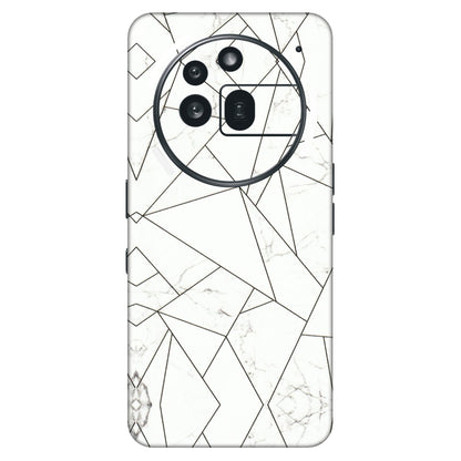 Nothing Phone Skins (All Models) - Luxury White Marble Effect - 3D Embossed Finish (L-168) Nothing Phone 3A Pro
