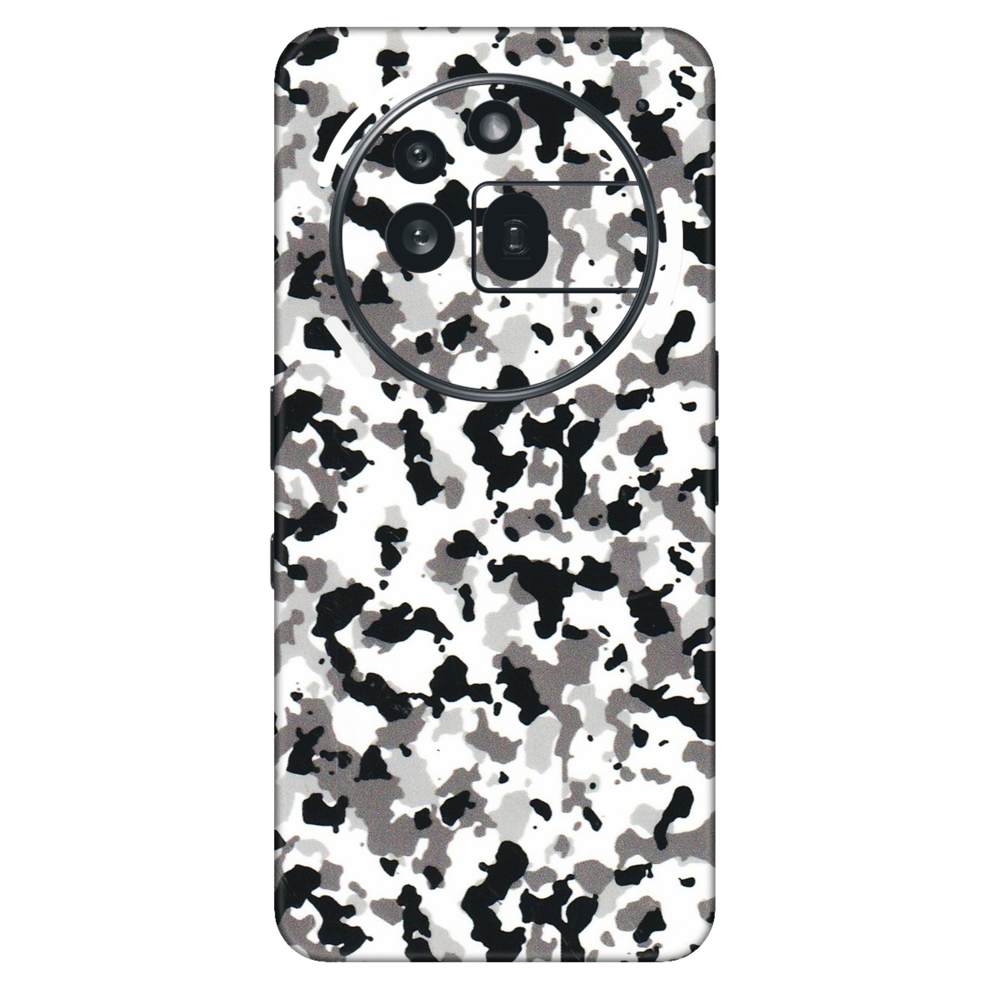 Nothing Phone Skins (All Models) - White Black Camouflage - 3D Embossed Finish (L-18) Nothing Phone 3A Pro