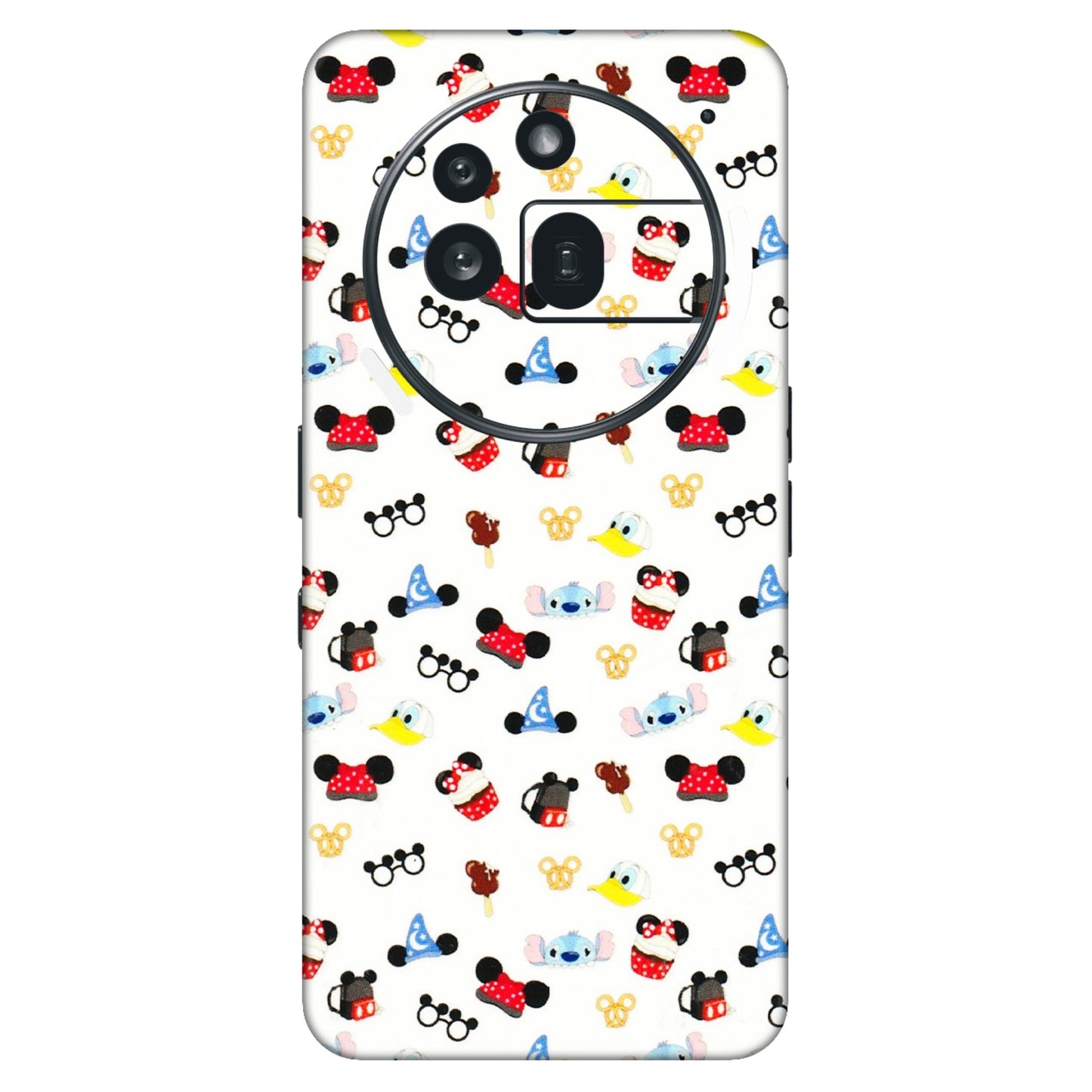 Nothing Phone Skins (All Models) - Minnie Mouse & Donald Doodles s - 3D Embossed Finish (L-194) Nothing Phone 3A Pro