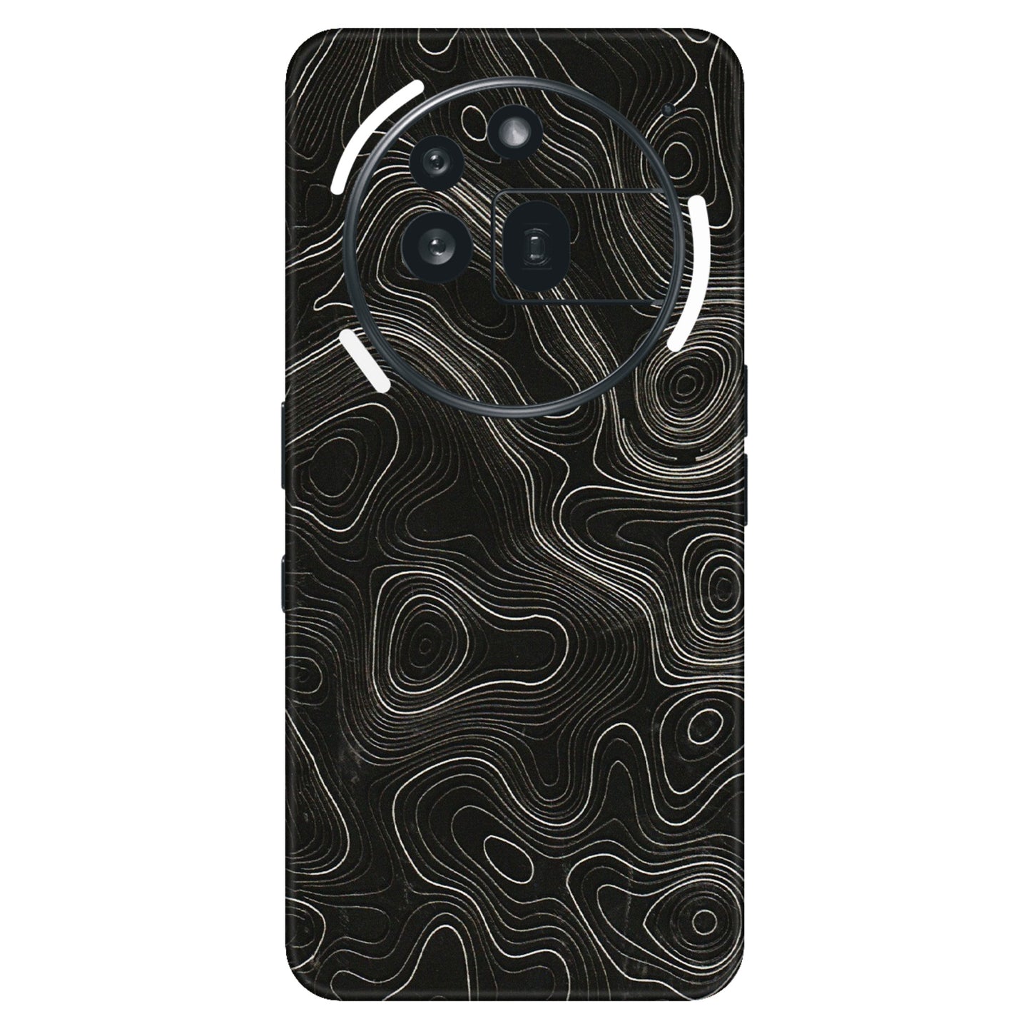 Nothing Phone Skins (All Models) - Black Swirl - 3D Embossed Finish (L-196) Nothing Phone 3A Pro