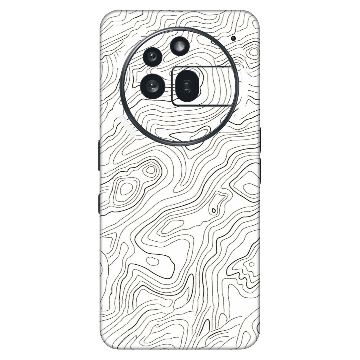 Nothing Phone Skins (All Models) - White Black Swirls  Latest - 3D Embossed Finish (L-219) Nothing Phone 3A Pro