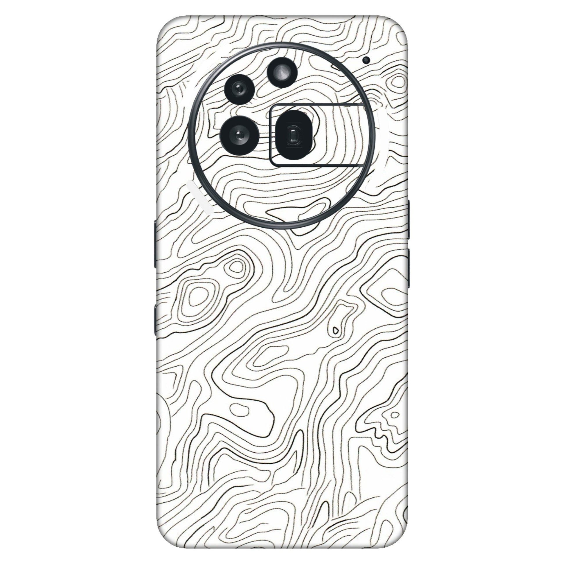 Nothing Phone Skins (All Models) - White Black Swirls  Latest - 3D Embossed Finish (L-219) Nothing Phone 3A Pro