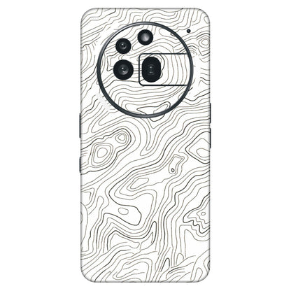 Nothing Phone Skins (All Models) - White Black Swirls  Latest - 3D Embossed Finish (L-219) Nothing Phone 3A Pro