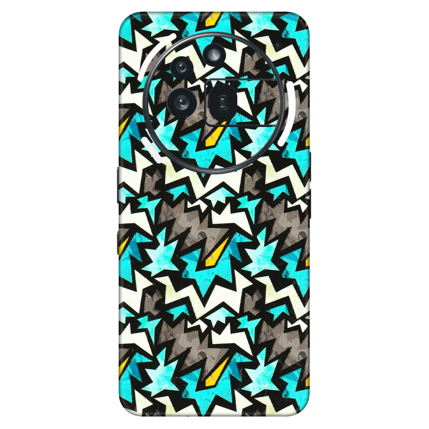 Nothing Phone Skins (All Models) - Funky Zig Zag - 3D Embossed Finish (L-223) Nothing Phone 3A Pro