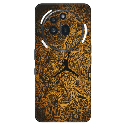 Nothing Phone Skins (All Models) - Premium Gold Basketball Player - 3D Embossed Finish (L-236) Nothing Phone 3A Pro