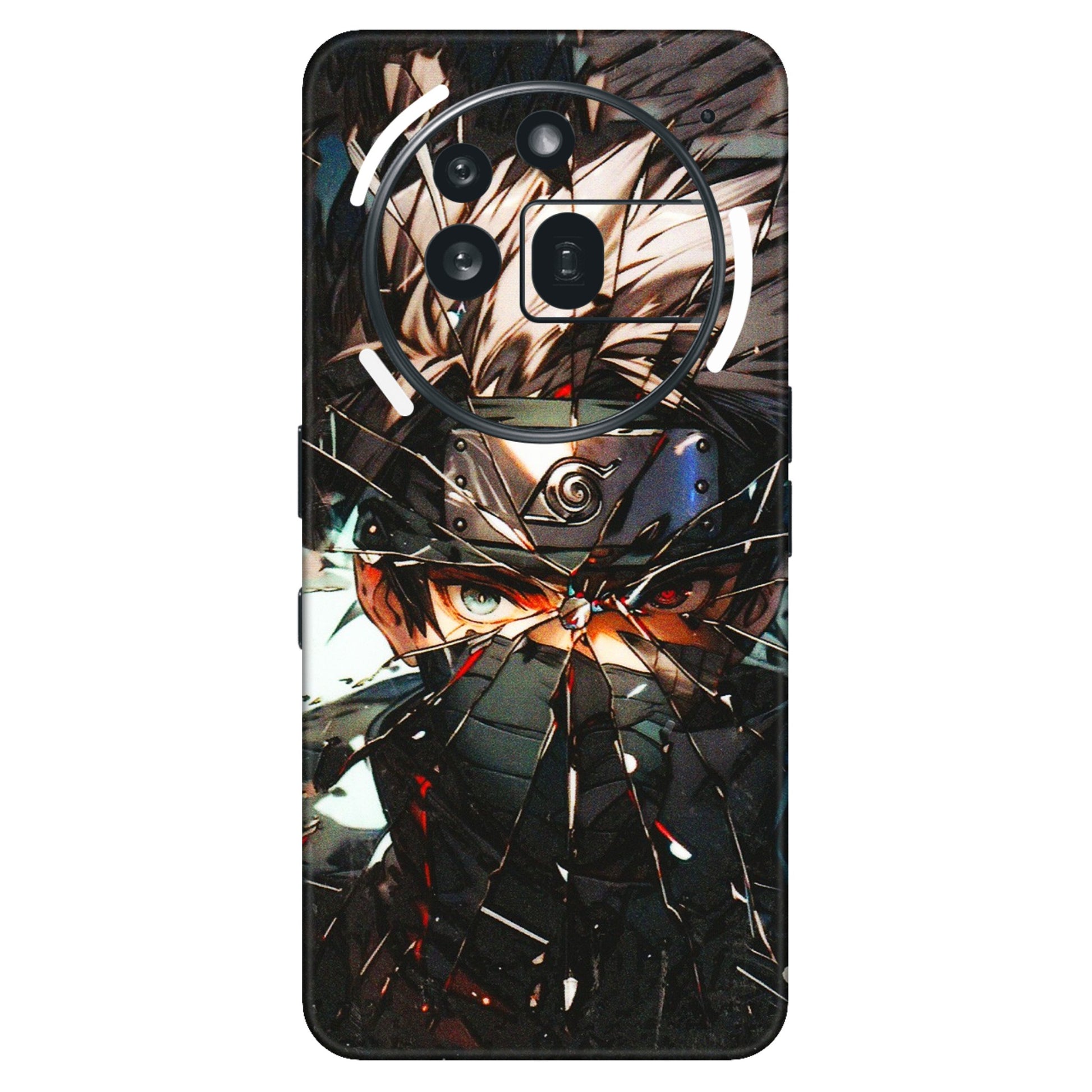 Nothing Phone Skins (All Models) - Kakashi Shattered Glass Effect - 3D Embossed Finish (L-237) Nothing Phone 3A Pro