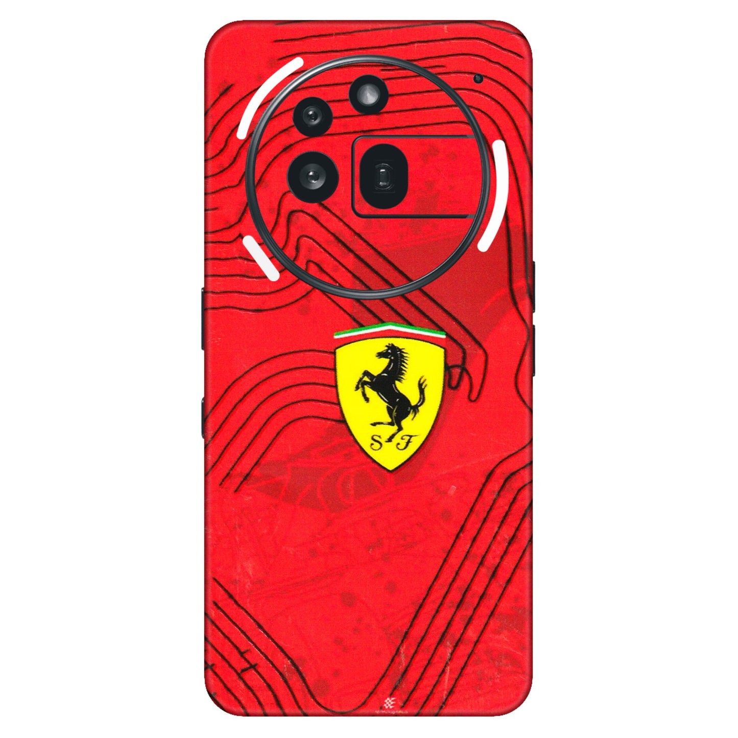 Nothing Phone Skins (All Models) - Red Ferrari Logo Stylish - 3D Embossed Finish (L-238) Nothing Phone 3A Pro