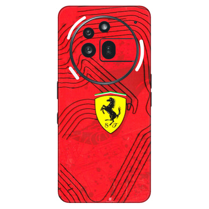 Nothing Phone Skins (All Models) - Red Ferrari Logo Stylish - 3D Embossed Finish (L-238) Nothing Phone 3A Pro