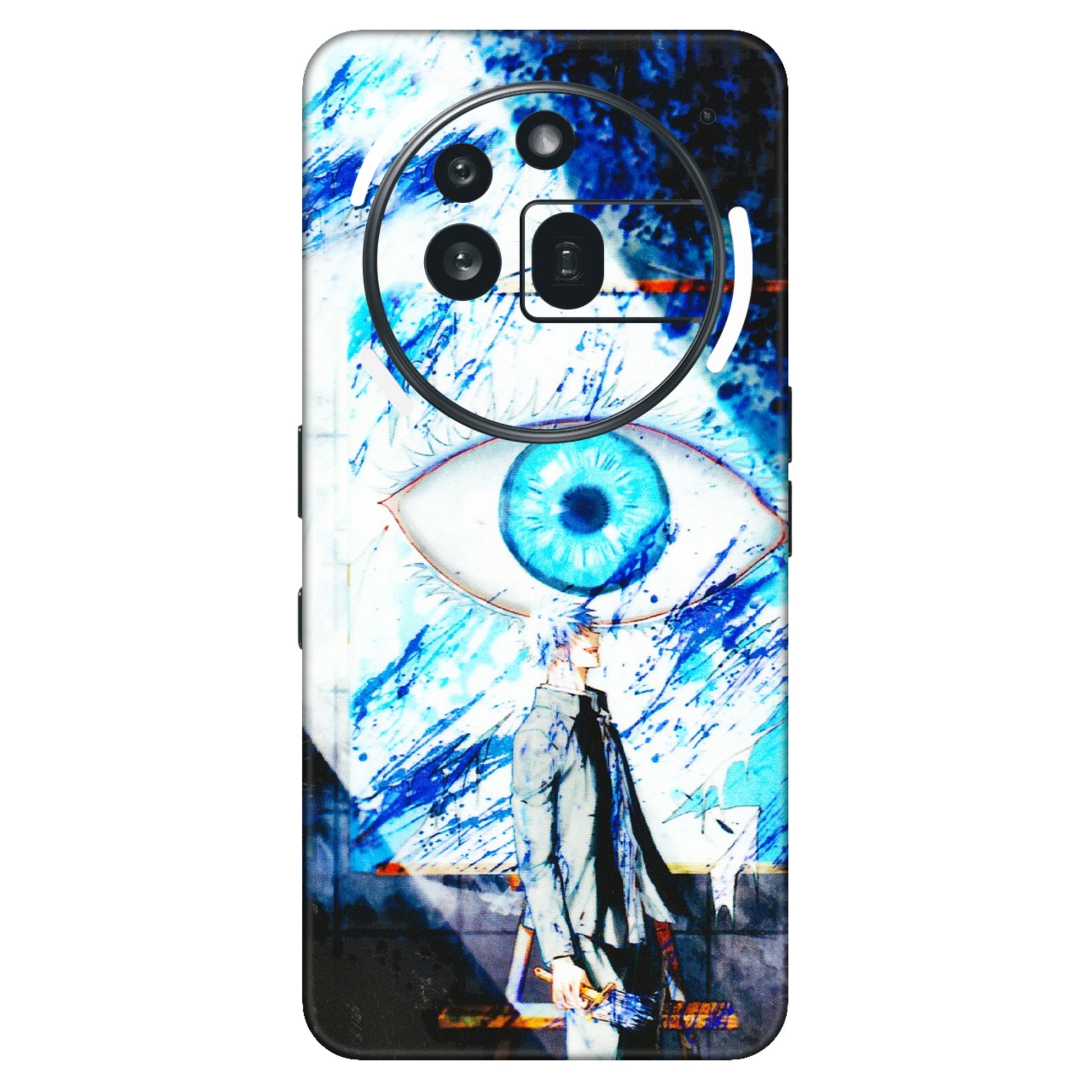 Nothing Phone Skins (All Models) - Gojo Satoru evil eye - 3D Embossed Finish (L-239) Nothing Phone 3A Pro