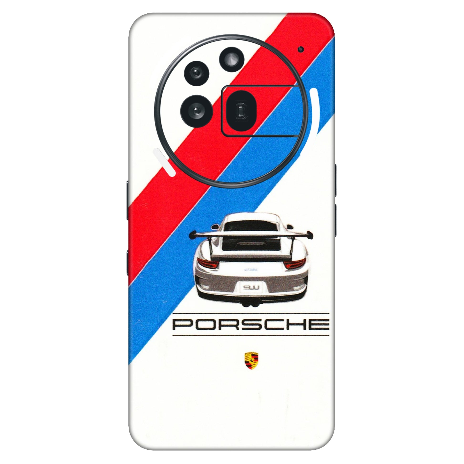 Nothing Phone Skins (All Models) - Porche Car Sober Logo - 3D Embossed Finish (L-248) Nothing Phone 3A Pro
