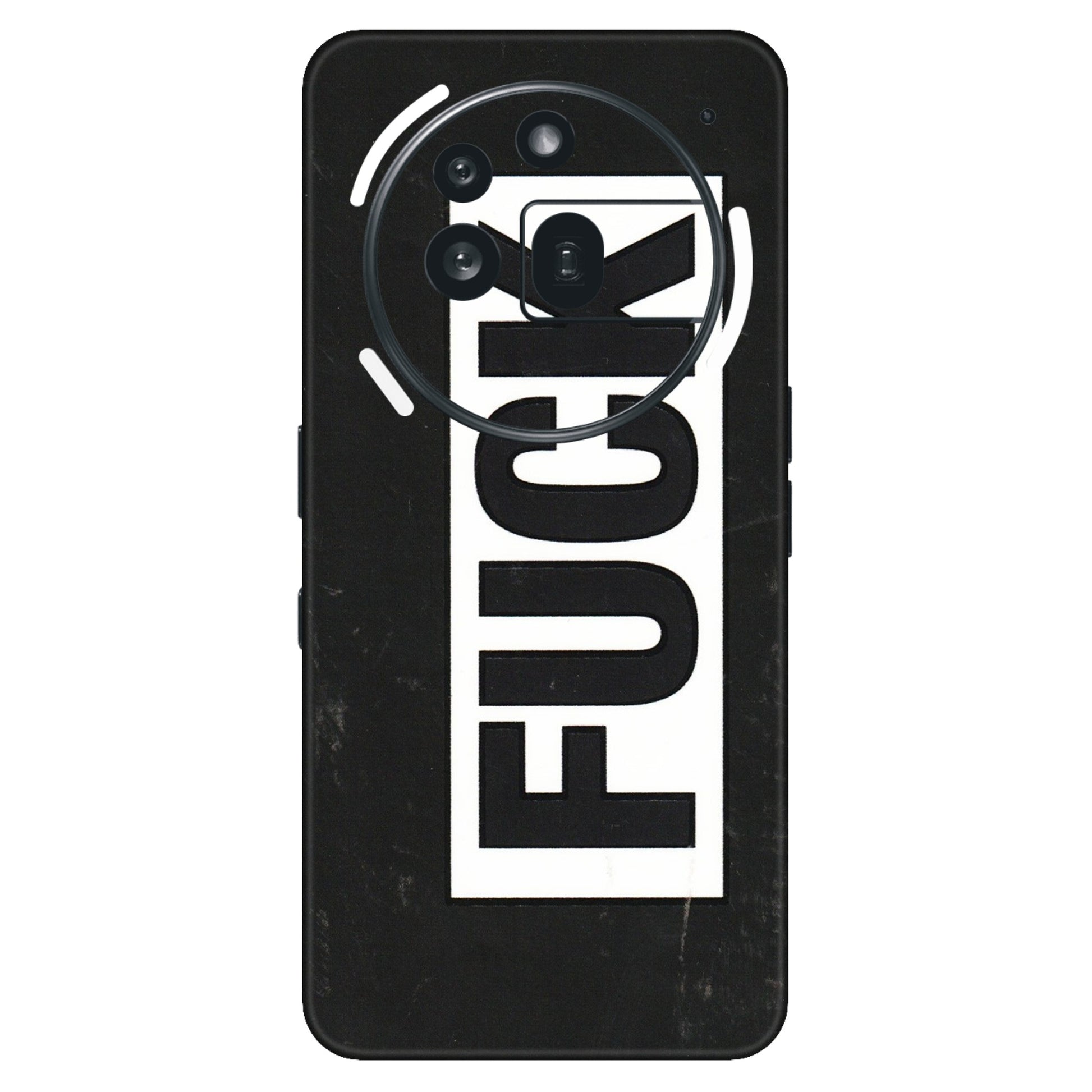 Nothing Phone Skins (All Models) - The F Word - 3D Embossed Finish (L-255) Nothing Phone 3A Pro