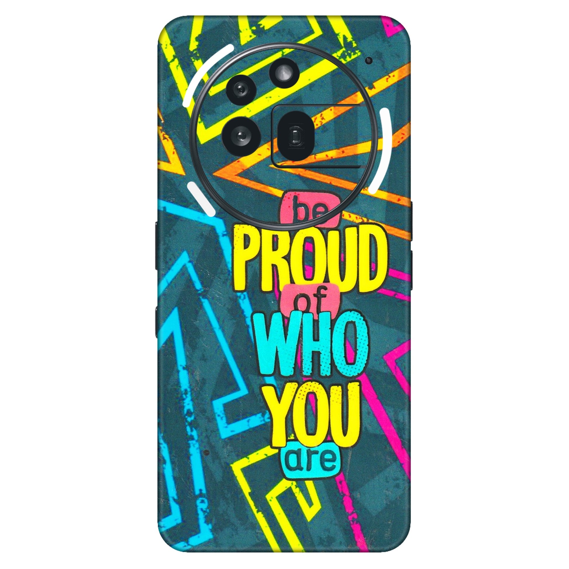 Nothing Phone Skins (All Models) - Be Proud Of Who You Are  Latest - 3D Embossed Finish (L-277) Nothing Phone 3A Pro
