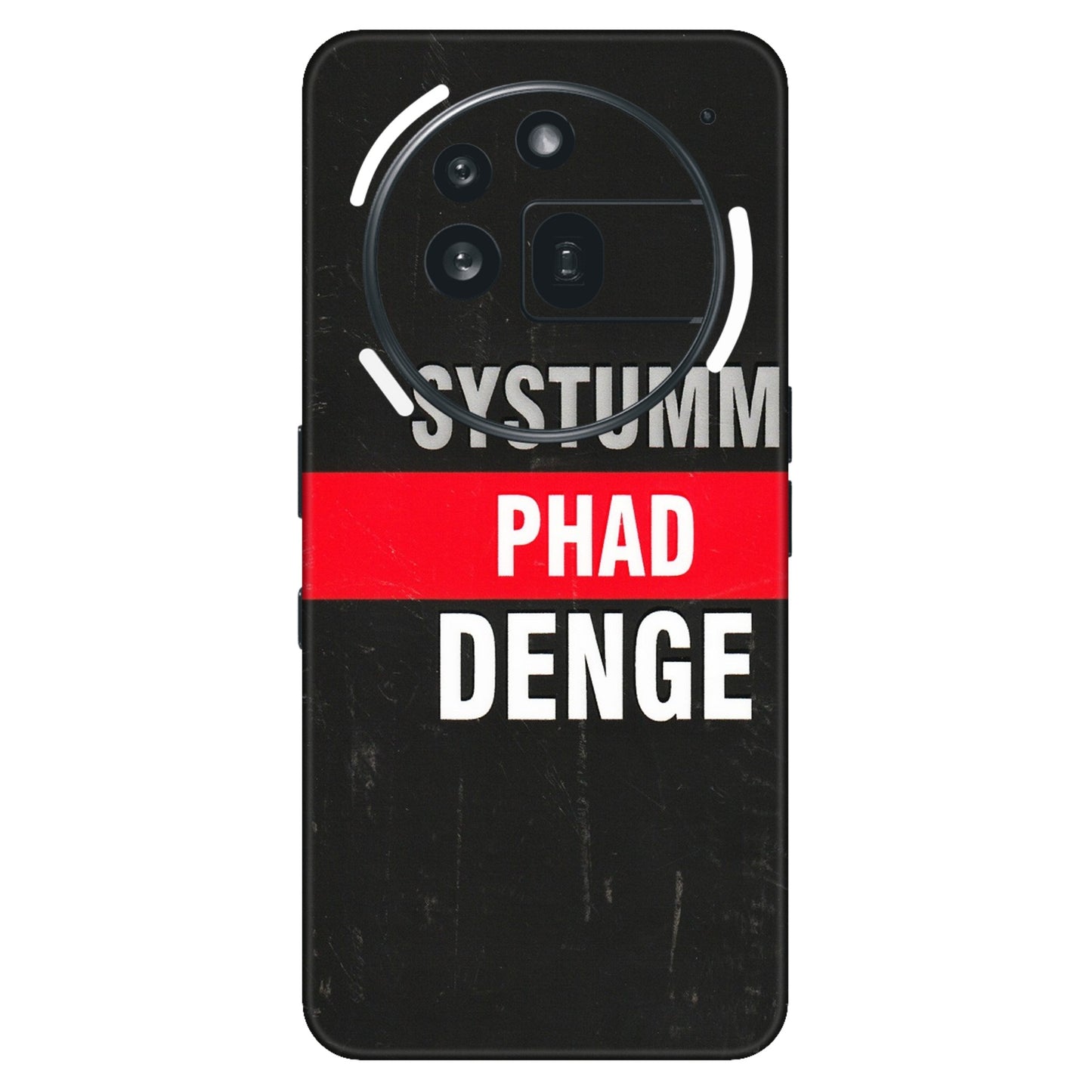 Nothing Phone Skins (All Models) - Systumm Phad Denge  Latest - 3D Embossed Finish (L-278) Nothing Phone 3A Pro