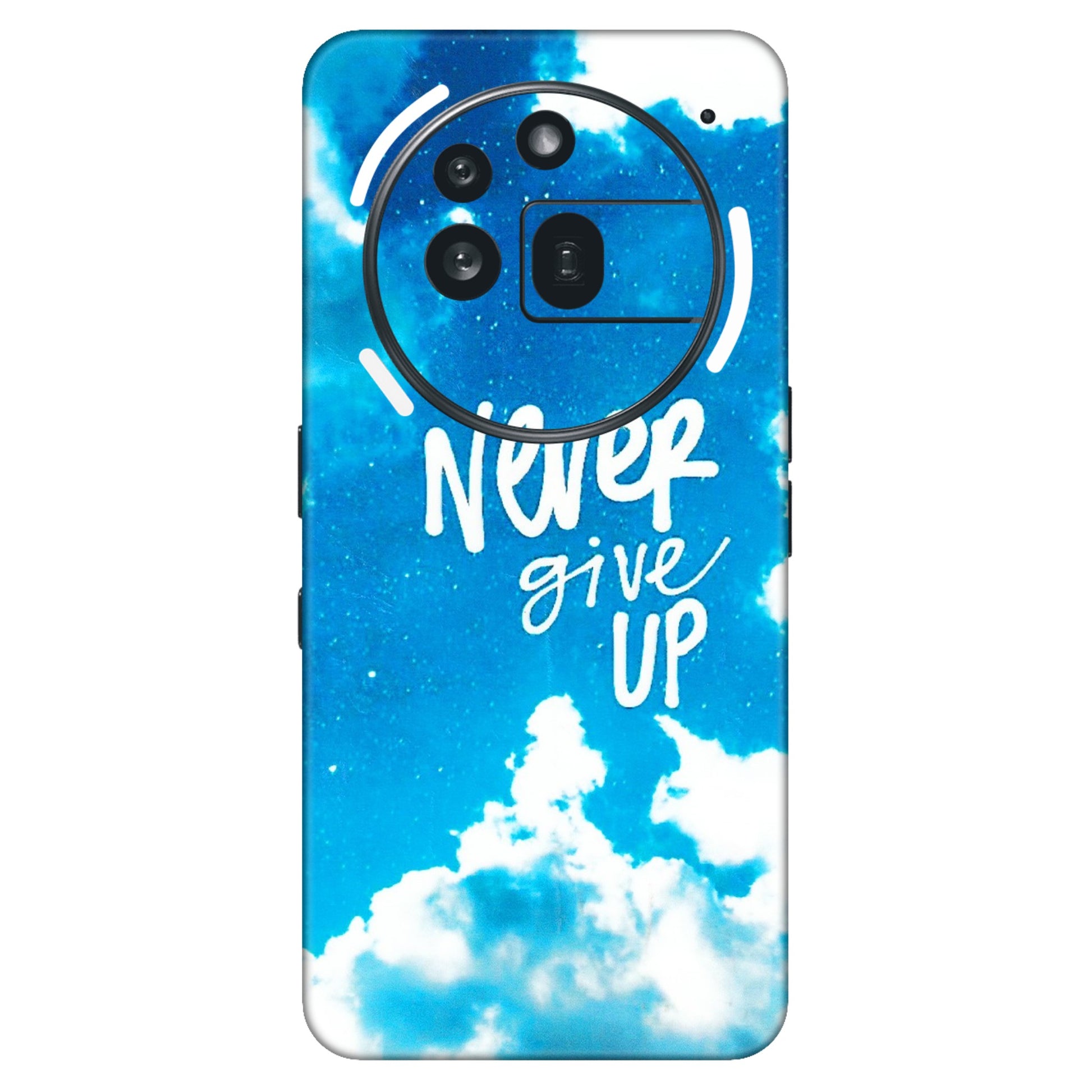 Nothing Phone Skins (All Models) - Never Give Up  Latest - 3D Embossed Finish (L-279) Nothing Phone 3A Pro