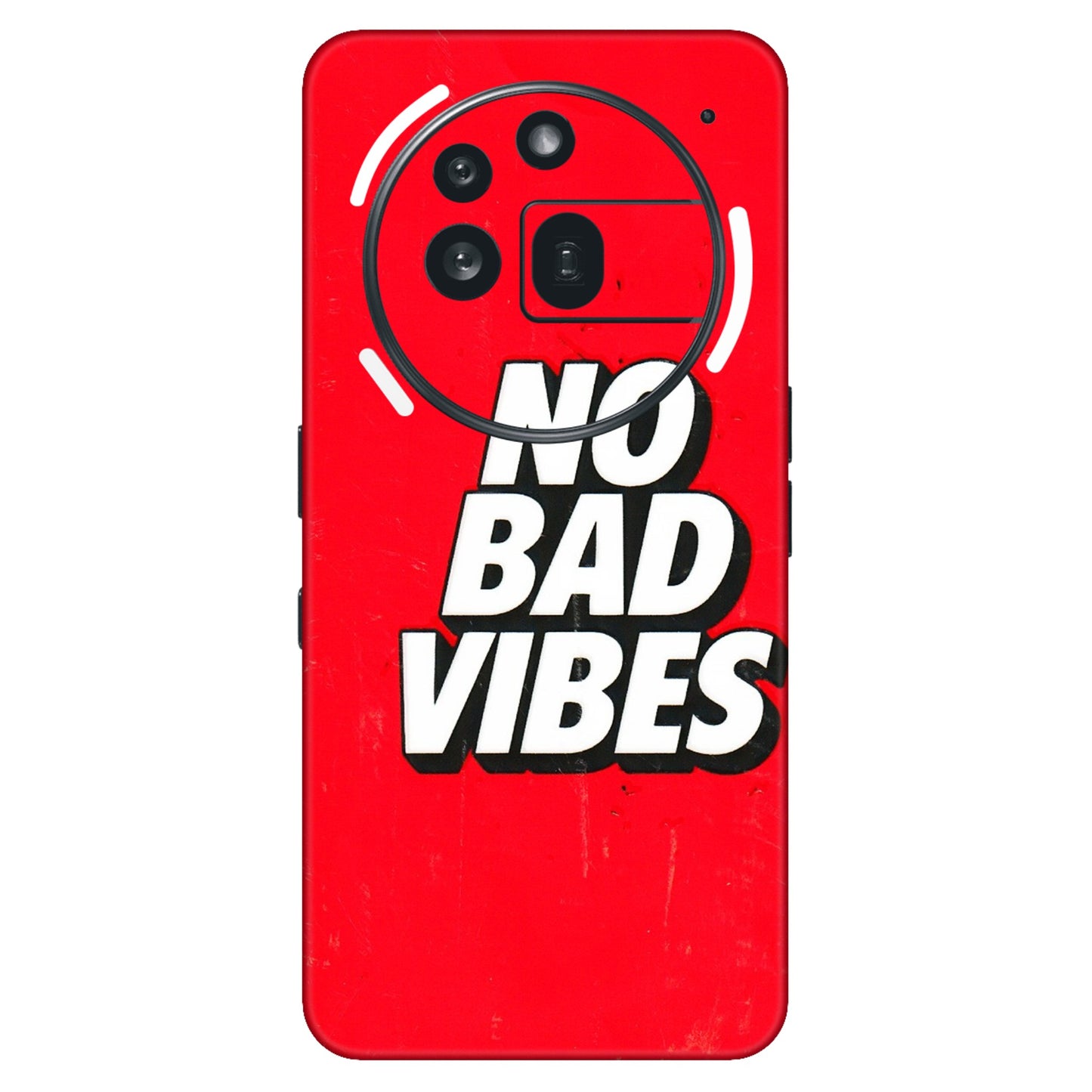 Nothing Phone Skins (All Models) - No Bad Vibes  Latest - 3D Embossed Finish (L-280) Nothing Phone 3A Pro