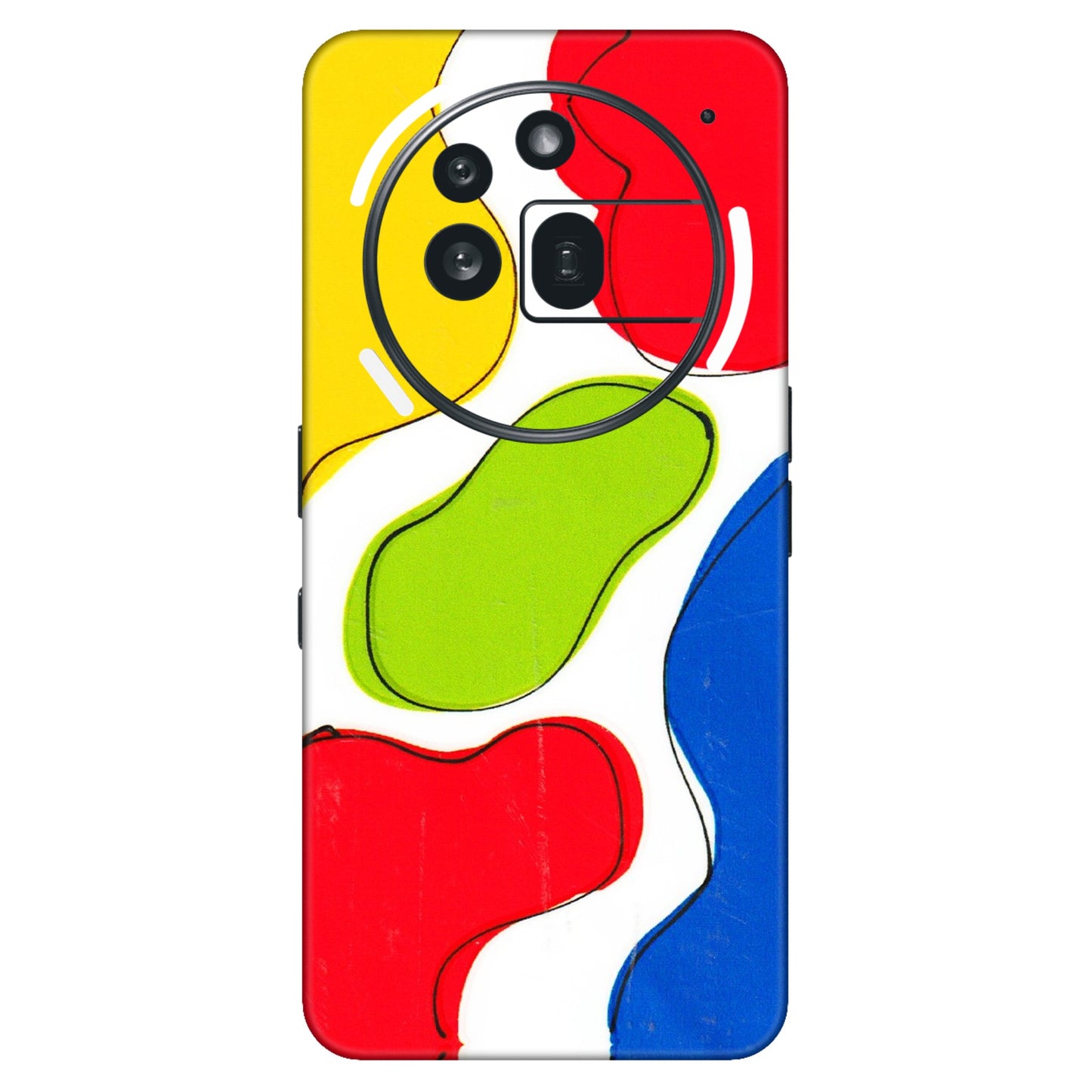 Nothing Phone Skins (All Models) - RGB Colour Paint  Latest - 3D Embossed Finish (L-284) Nothing Phone 3A Pro