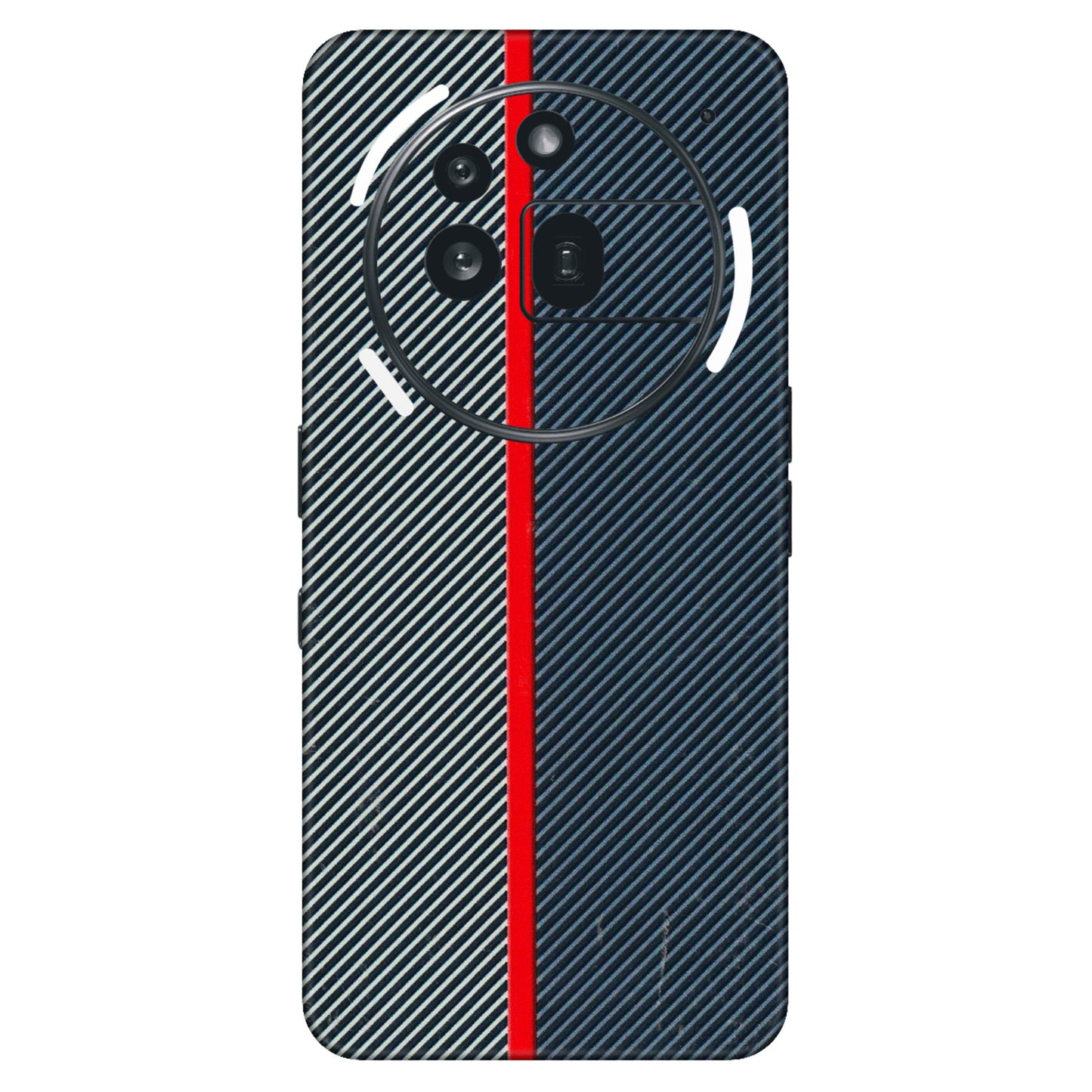 Nothing Phone Skins (All Models) - Blue Sober Lines - 3D Embossed Finish (L-305) Nothing Phone 3A Pro
