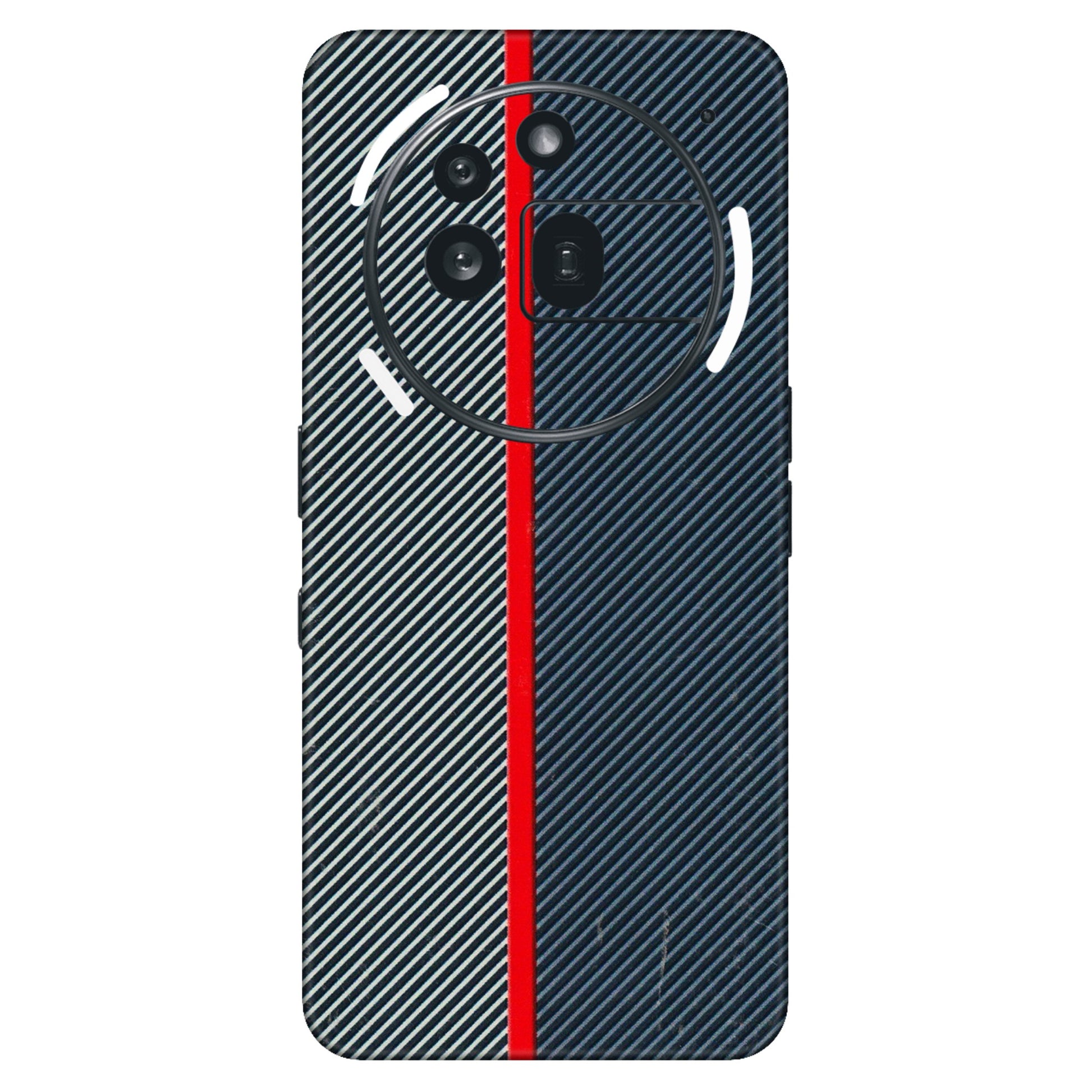 Nothing Phone Skins (All Models) - Blue Sober Lines - 3D Embossed Finish (L-305) Nothing Phone 3A Pro