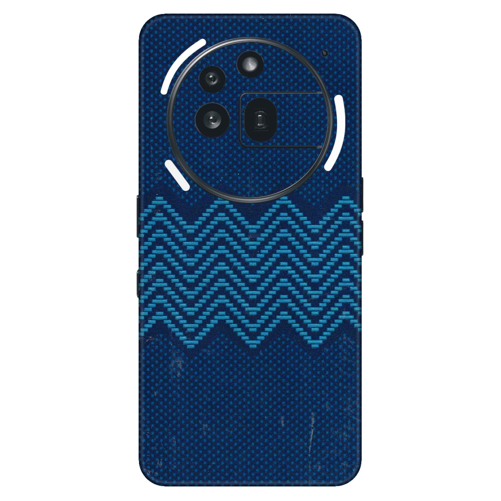 Nothing Phone Skins (All Models) - Blue Sober Waves - 3D Embossed Finish (L-306) Nothing Phone 3A Pro