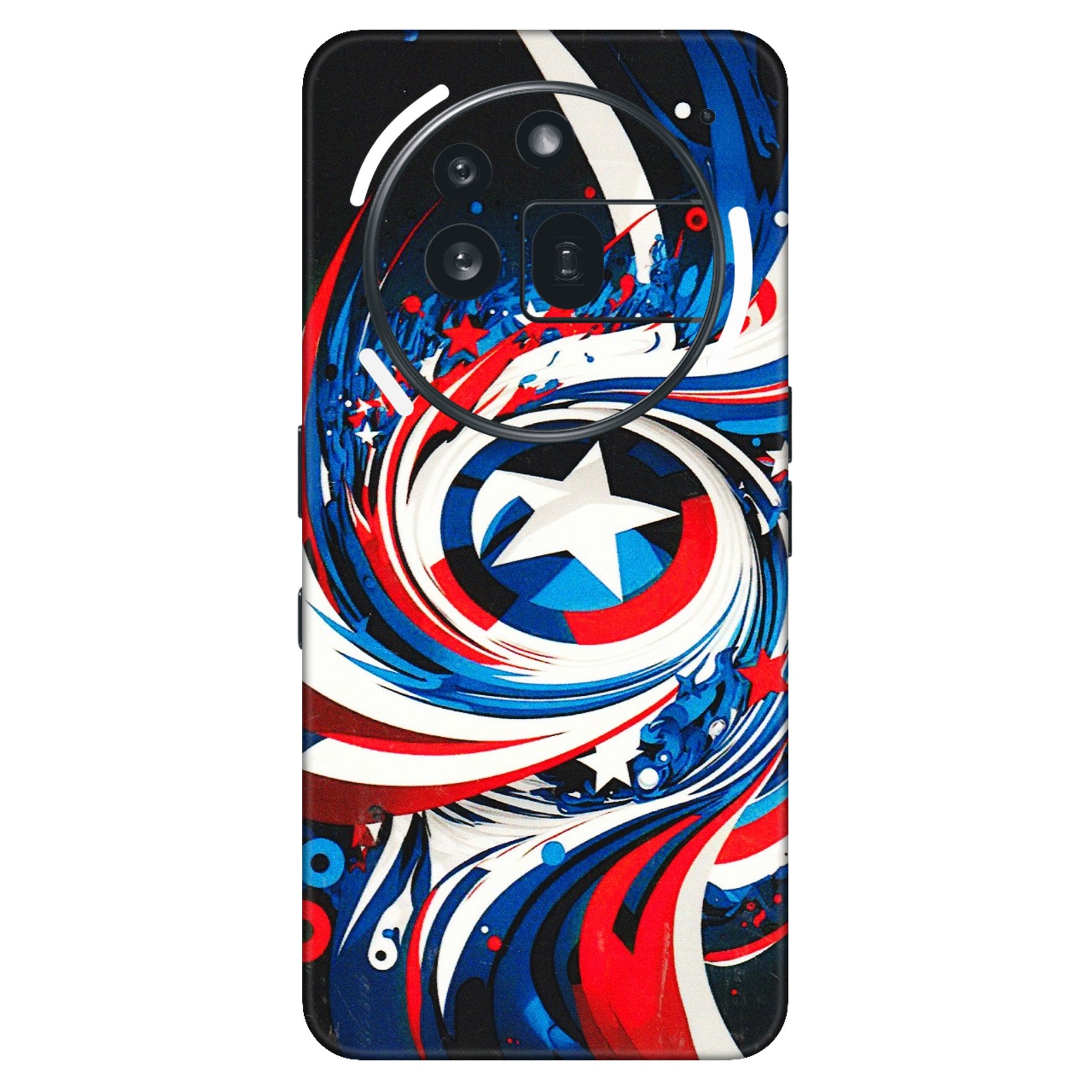Nothing Phone Skins (All Models) - Captain America Logo - 3D Embossed Finish (L-307) Nothing Phone 3A Pro