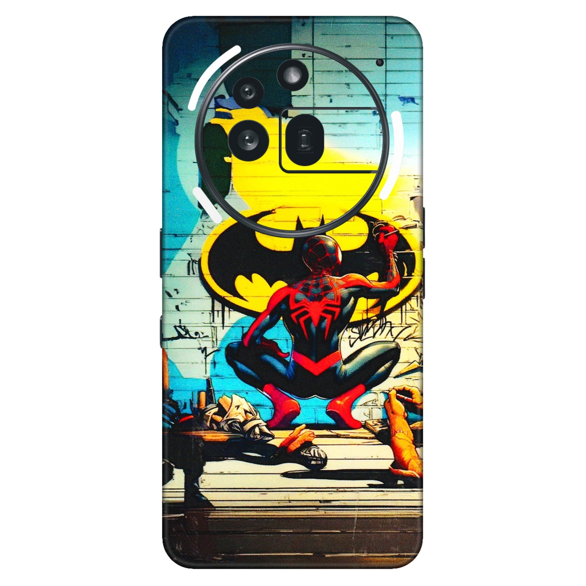 Nothing Phone Skins (All Models) - New Spiderman Bat Logo - 3D Embossed Finish (L-309) Nothing Phone 3A Pro