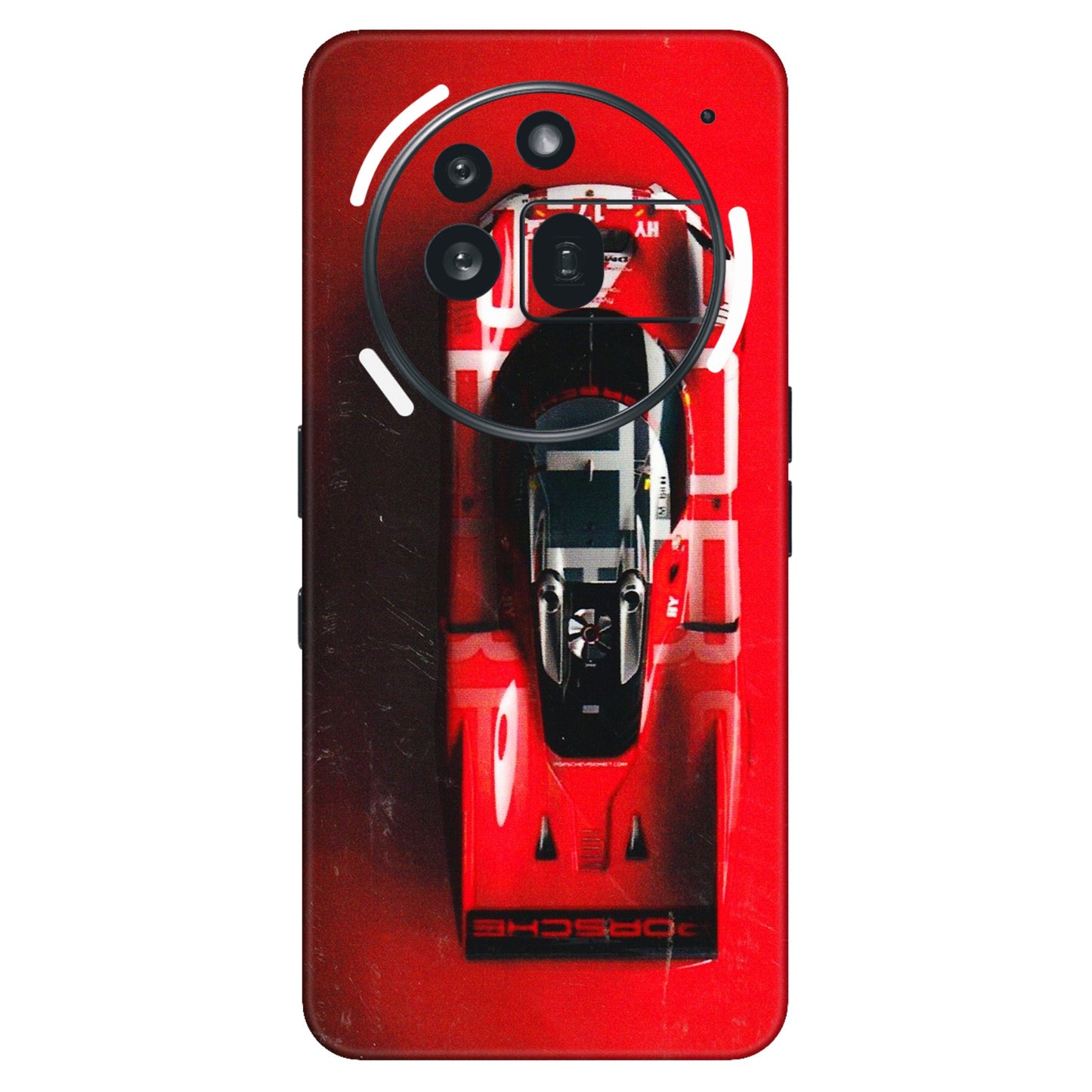 Nothing Phone Skins (All Models) - Red Porsche Car Logo - 3D Embossed Finish (L-315) Nothing Phone 3A Pro
