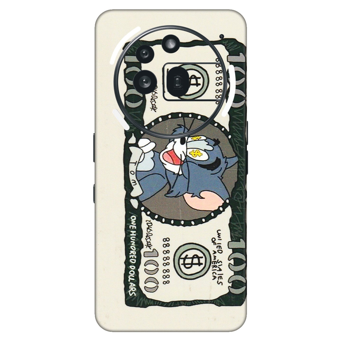Nothing Phone Skins (All Models) - Tom Hundred Dollar - 3D Embossed Finish (L-324) Nothing Phone 3A Pro