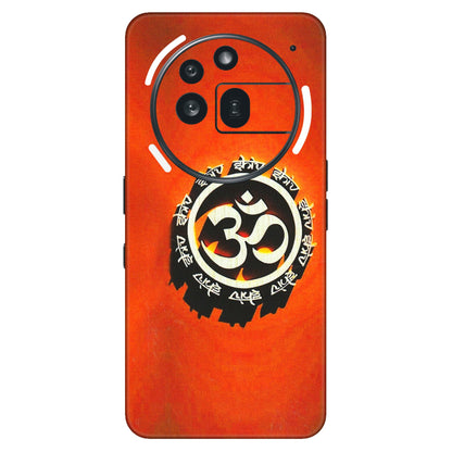 Nothing Phone Skins (All Models) - Aum Shiv Orange - 3D Embossed Finish (L-32) Nothing Phone 3A Pro