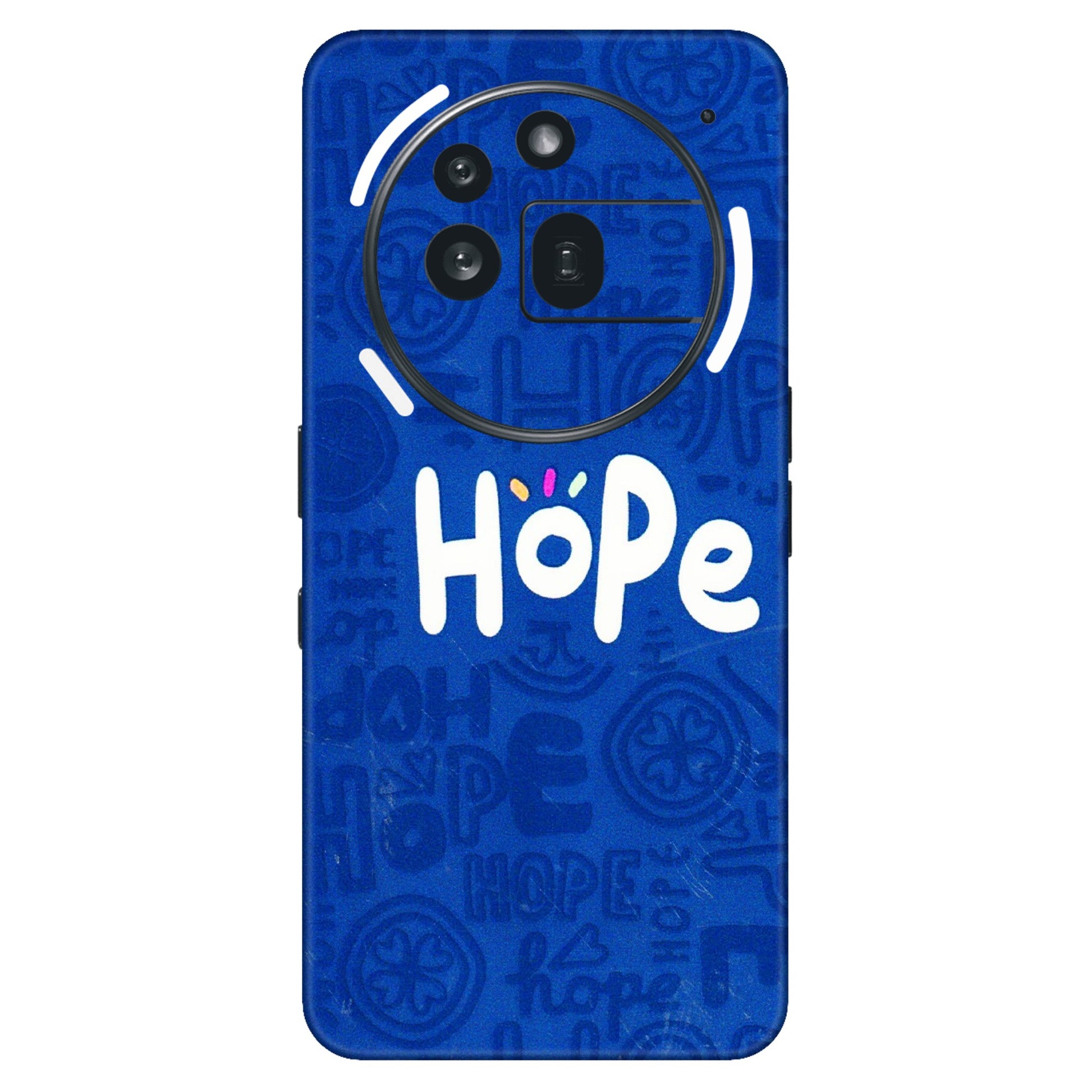 Nothing Phone Skins (All Models) - Hope Doodles Blue - 3D Embossed Finish (L-43) Nothing Phone 3A Pro