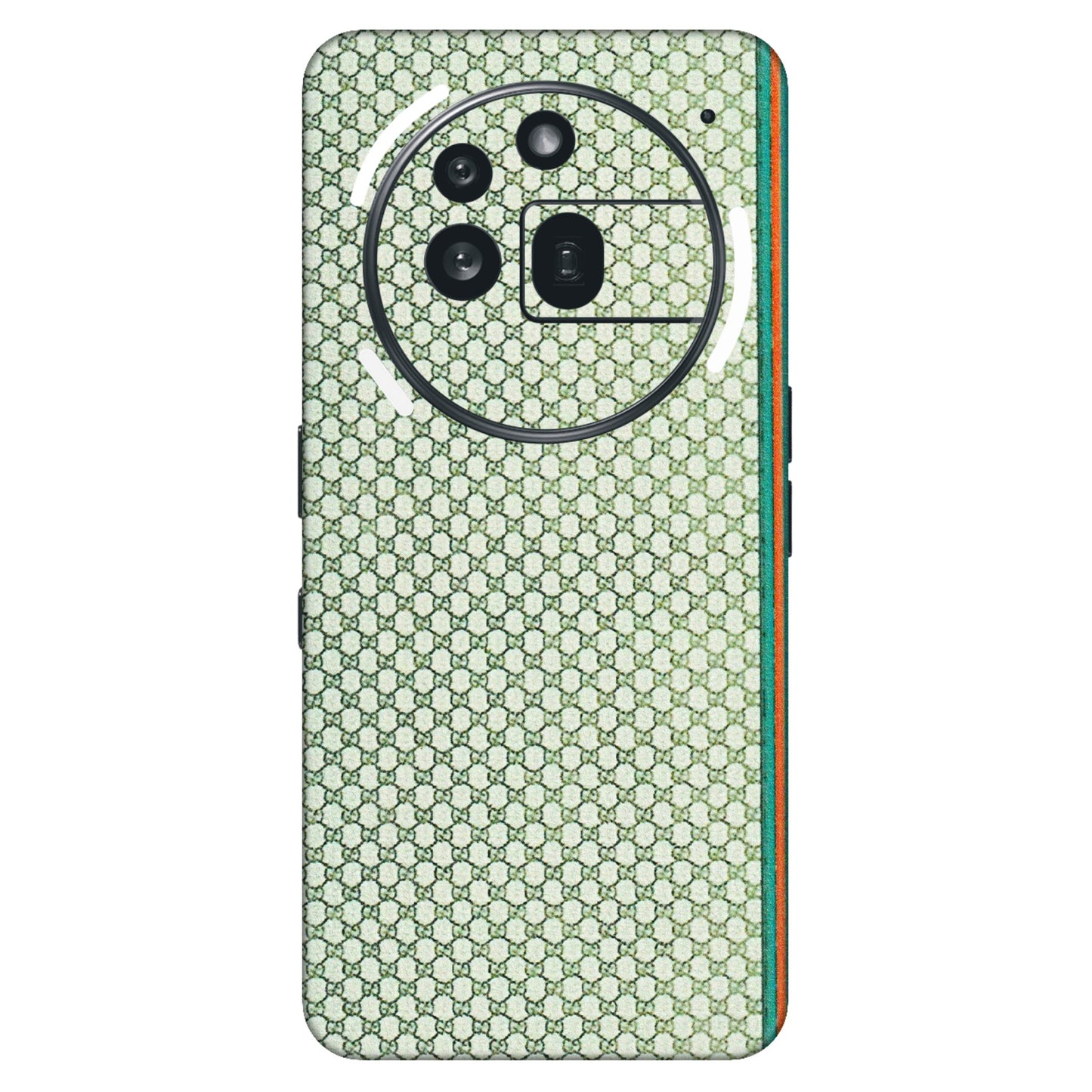 Nothing Phone Skins (All Models) - Gucci Fabric Pattern - 3D Embossed Finish (L-73) Nothing Phone 3A Pro