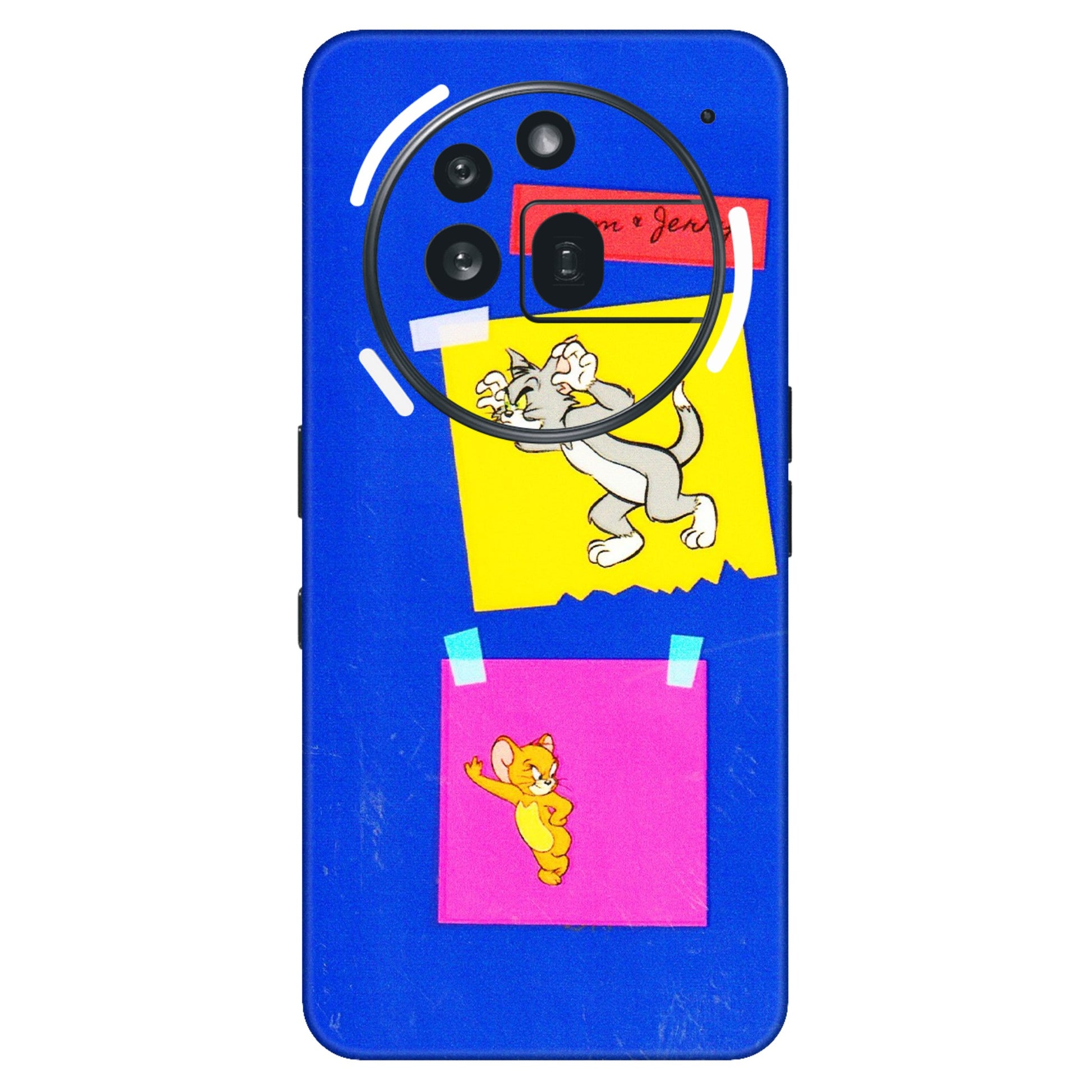 Nothing Phone Skins (All Models) - Tom N Jerry Sticky Notes - 3D Embossed Finish (L-88) Nothing Phone 3A Pro
