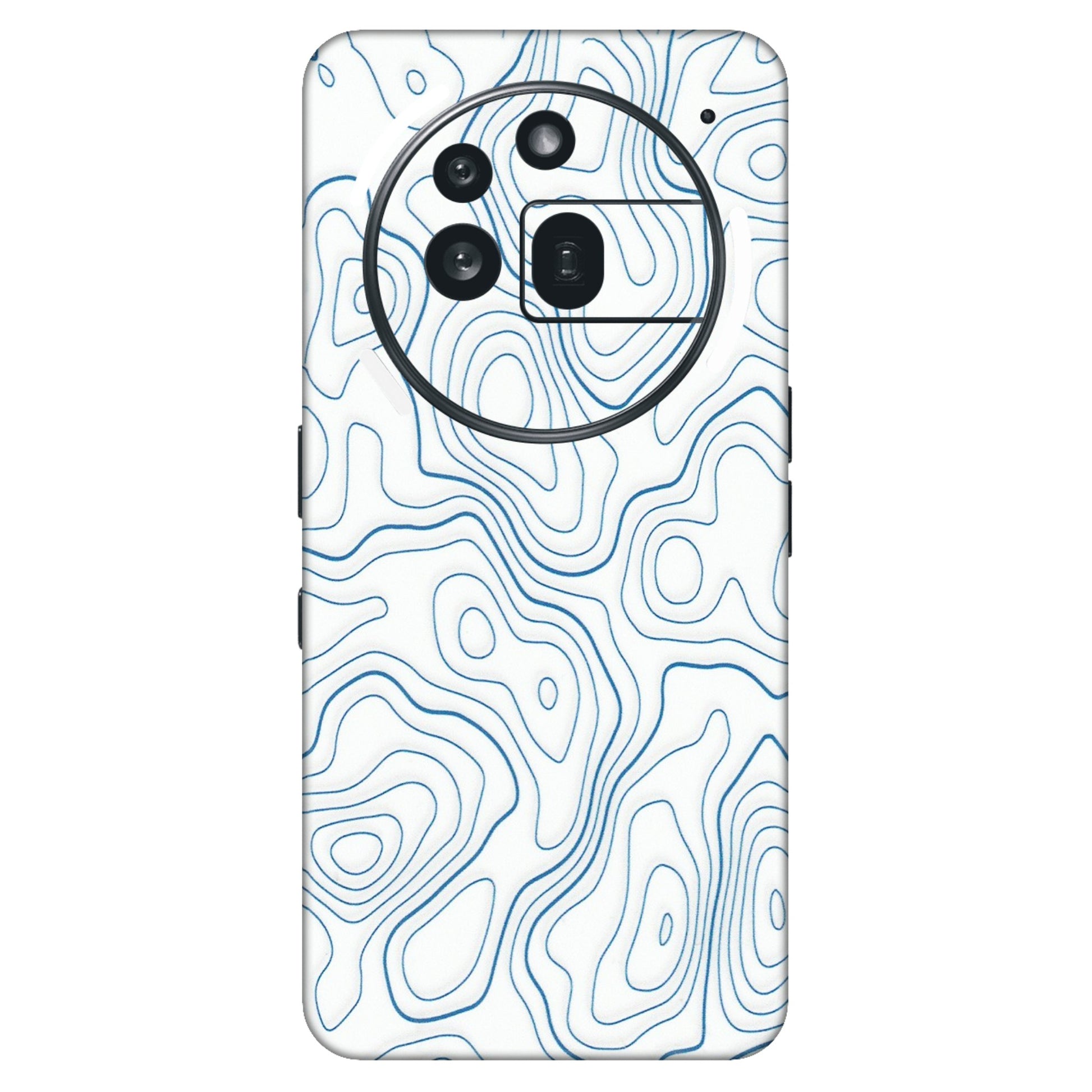 Nothing Phone Skins (All Models) - Blue And White Swirls - Matte Finish (M-139) Nothing Phone 3A Pro