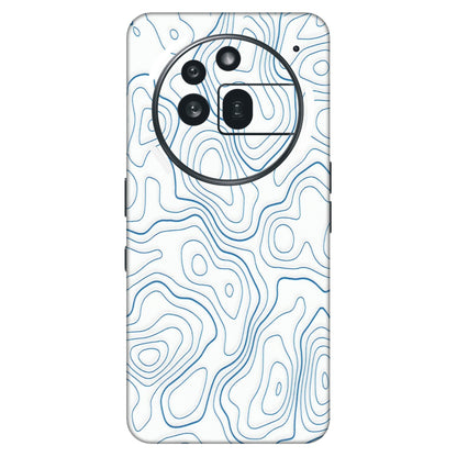 Nothing Phone Skins (All Models) - Blue And White Swirls - Matte Finish (M-139) Nothing Phone 3A Pro
