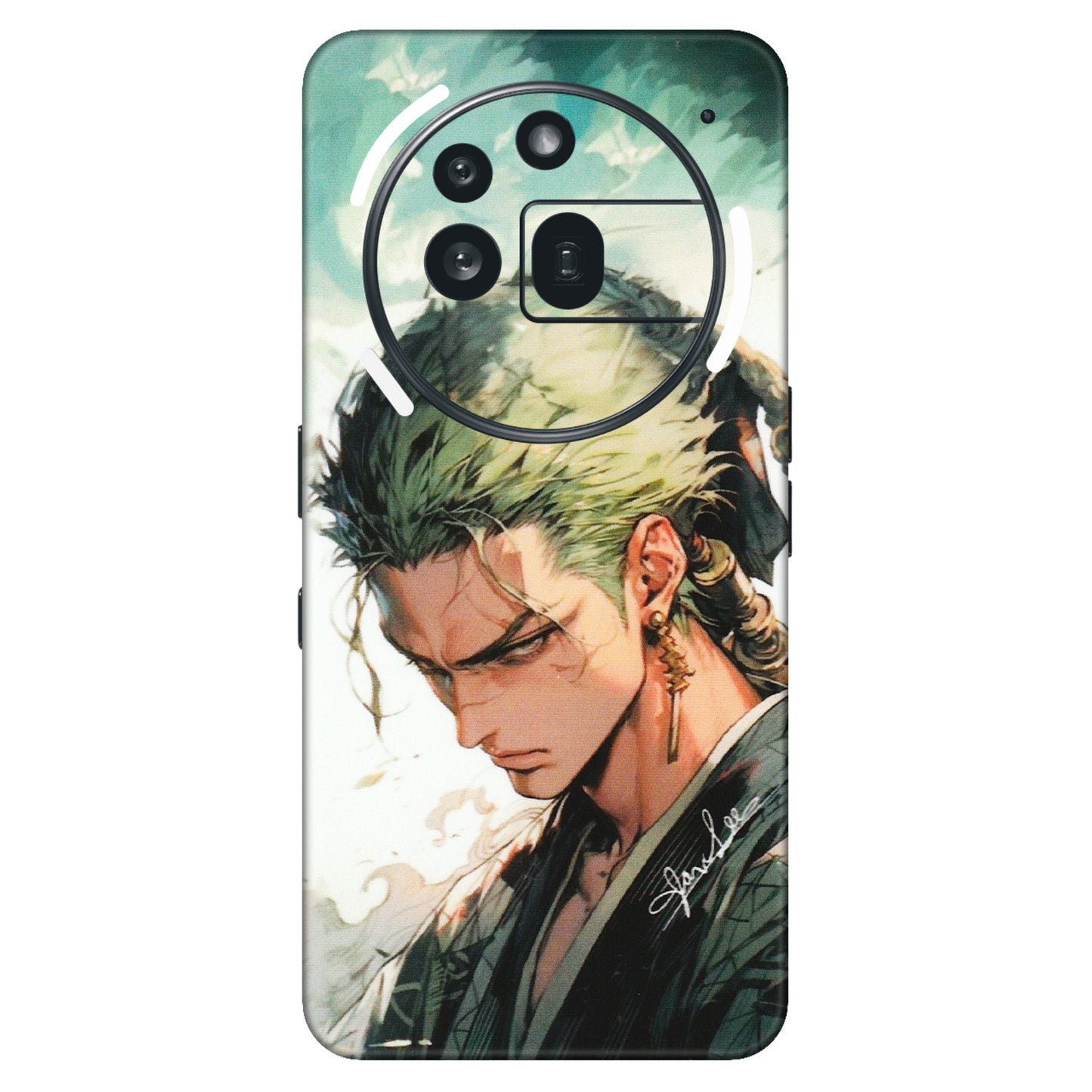 Nothing Phone Skins (All Models) - New Roronoa Zoro One Picece Anime - Matte Finish (M-140) Nothing Phone 3A Pro